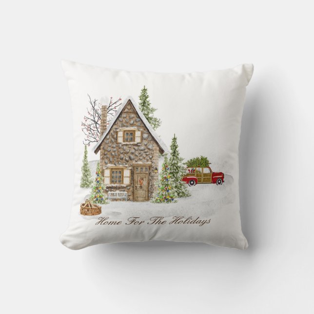 Christmas Throw Pillow (Front)
