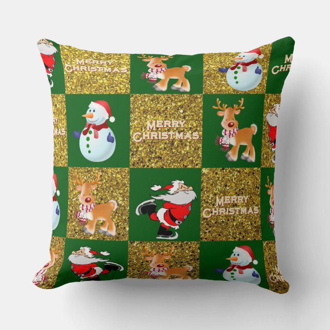 Christmas  throw pillow (Front)