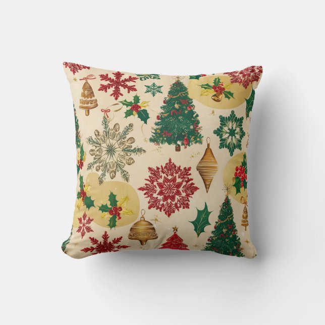 Christmas Throw Pillow (Front)
