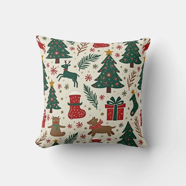 Christmas Throw Pillow (Front)