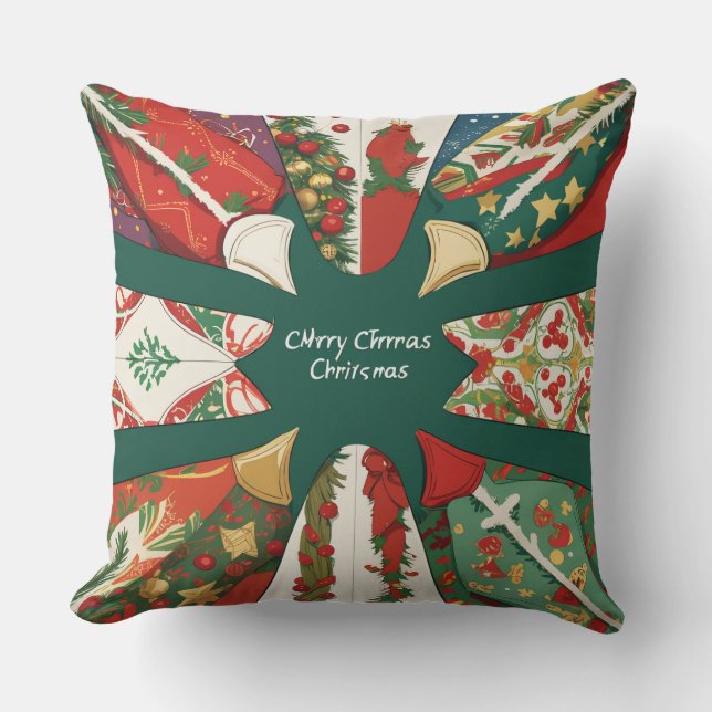 christmas throw pillow (Front)