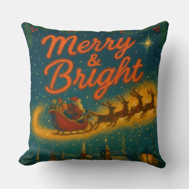 Christmas Throw Pillow (Front)