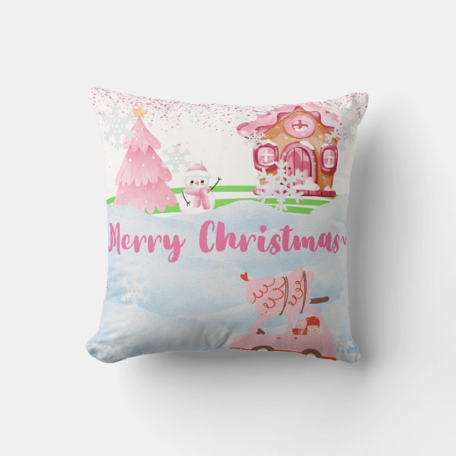 Christmas Throw Pillow (Front)