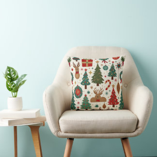 christmas throw pillow