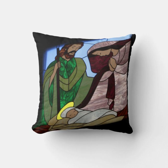 Christmas Throw Pillow/Baby Jesus Pillow (Front)