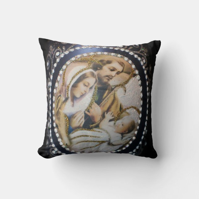Christmas Throw Pillow/Baby Jesus Pillow (Front)