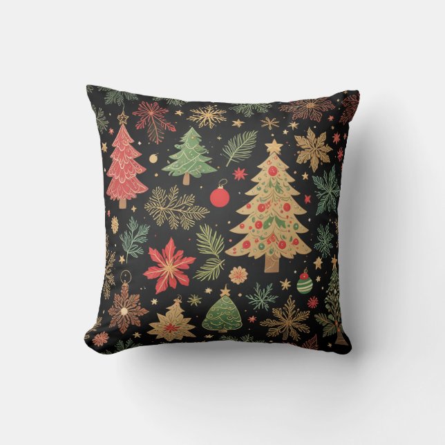 Christmas Throw Pillow cushion (Front)