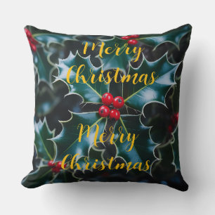 Christmas Throw Pillow – Festive Holiday Decor