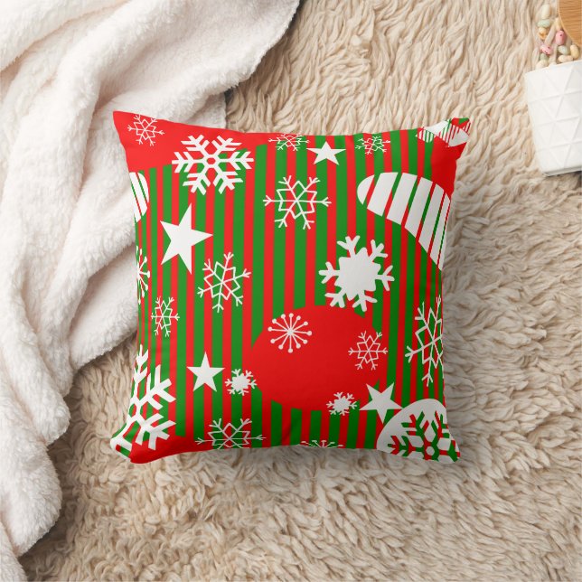 Christmas Throw Pillow – Joy to the World (Blanket)