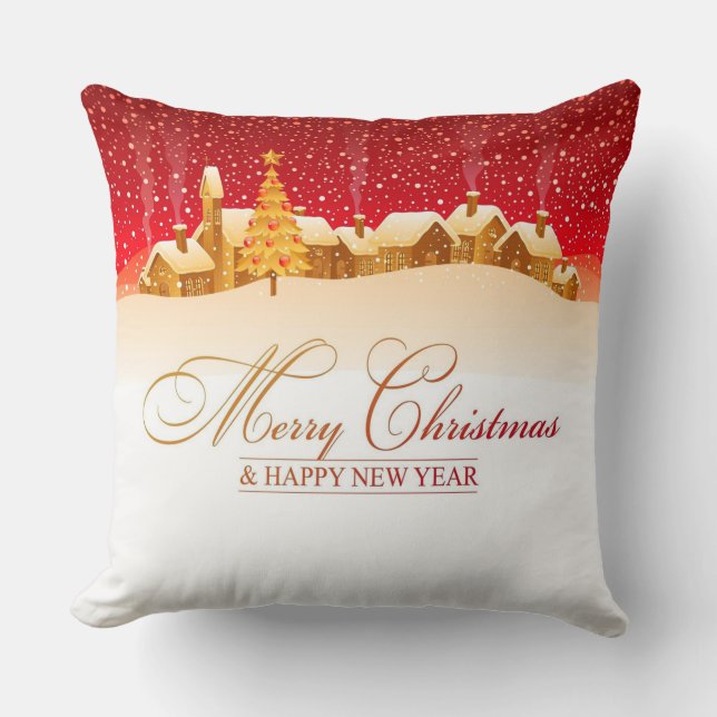 Christmas Throw Pillow/Merry Christmas Pillow (Front)