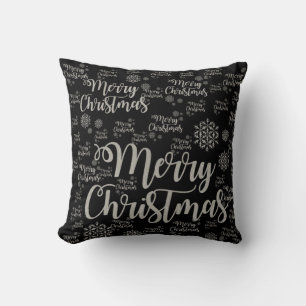 Christmas Throw Pillow, Merry Christmas Pillow