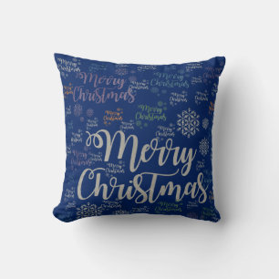 Christmas Throw Pillow, Merry Christmas Pillow