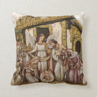 Christmas Throw Pillow/Nativity Pillow