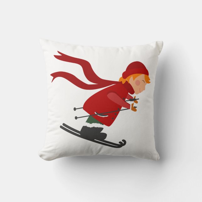 Christmas Throw Pillow - Personalize the Back (Front)
