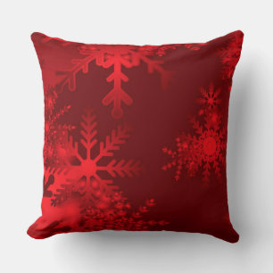 Christmas Throw Pillow/Snowflakes Pillow