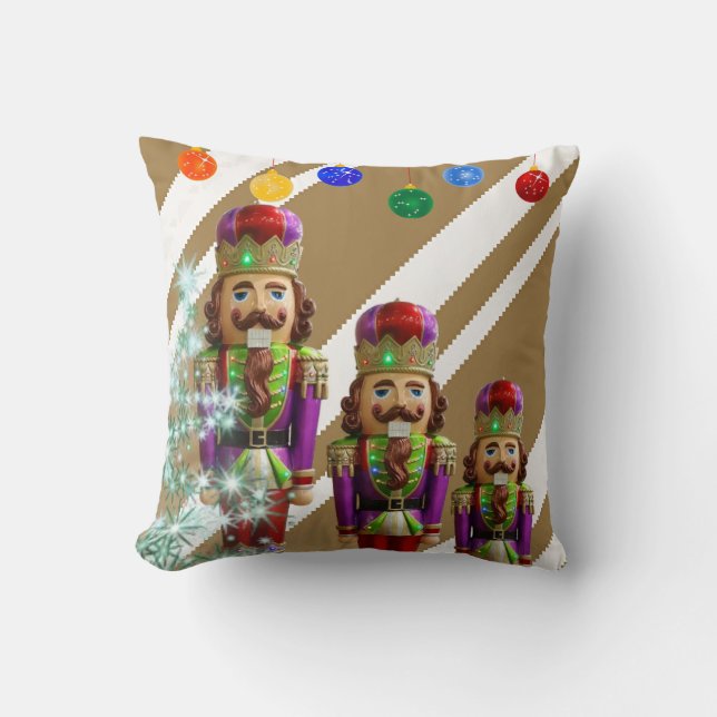 Christmas Throw Pillow, Soldier Throw Pillow (Front)