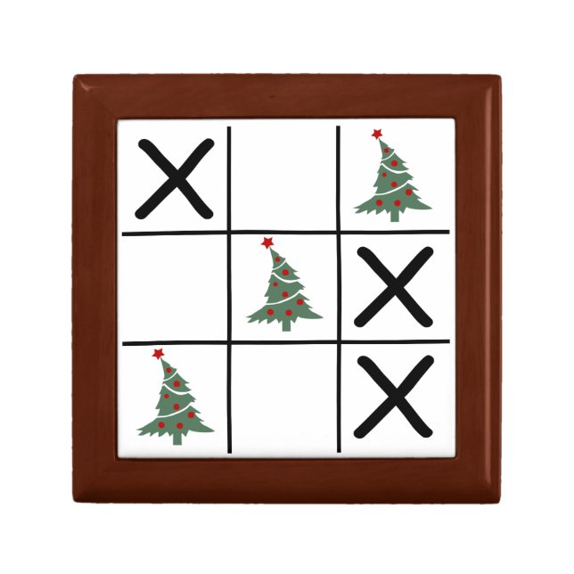 Christmas Tic Tac Toe Gift Box (Front)