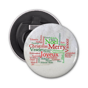 Christmas Tidings Around The World Bottle Opener