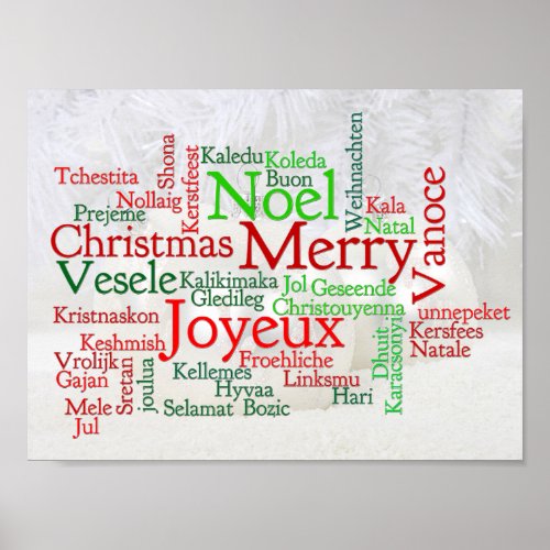 Christmas Tidings Around The World Poster