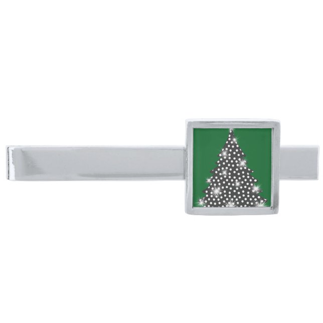 Christmas Tie Bar with Black Tree (Front)