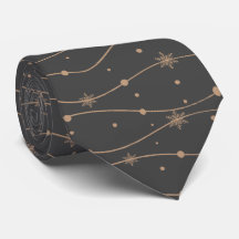 Christmas Tie Dark Gray With Monogram Tie