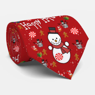 Christmas Tie, Happy Holidays Neck Tie