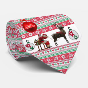 Christmas Tie, Santa Neck Tie