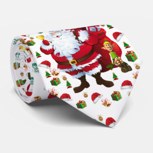 Christmas Tie, Santa Neck Tie