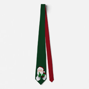Christmas Ties Cute Santa Clause Necktie Customize