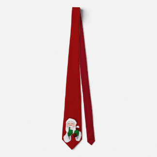 Christmas Ties Cute Santa Clause Necktie Customize