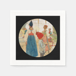 Christmas Time Again Julaftonen Napkins