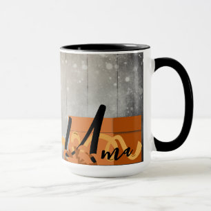 Christmas Time Alphabet Customizable Mug