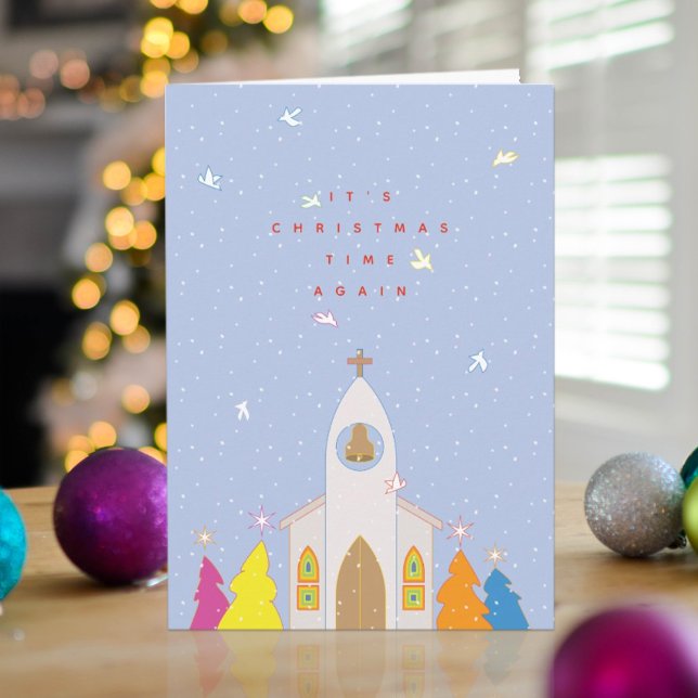 Christmas Time Church Christmas Card (Creator Uploaded)