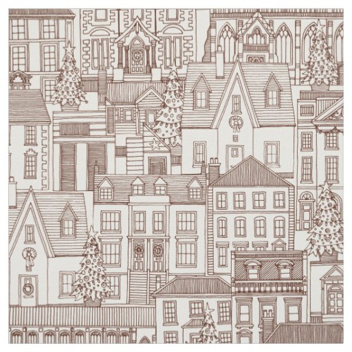 christmas time dark brown pearl fabric