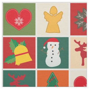 christmas time fabric