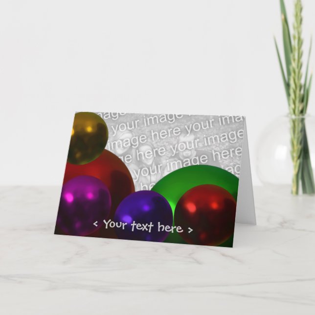 Christmas Time Holiday Card (Front)
