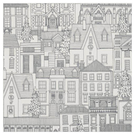 christmas time iron pearl fabric