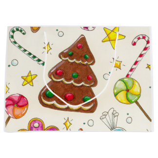 Christmas Time Large Gift Bag