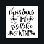 Christmas Time Mistletoe & Wine Self-inking Stamp<br><div class="desc">Christmas Time Mistletoe & Wine Self-inking Stamp Self Inking Stamp features the text "Christmas Time Mistletoe & Wine" in modern script. Accented with wine glasses, a Christmas tree, snowflakes and holly. Perfect for Christmas cards, holiday cards, Christmas gifts, Christmas party invitations and holiday parties or in the office for products...</div>