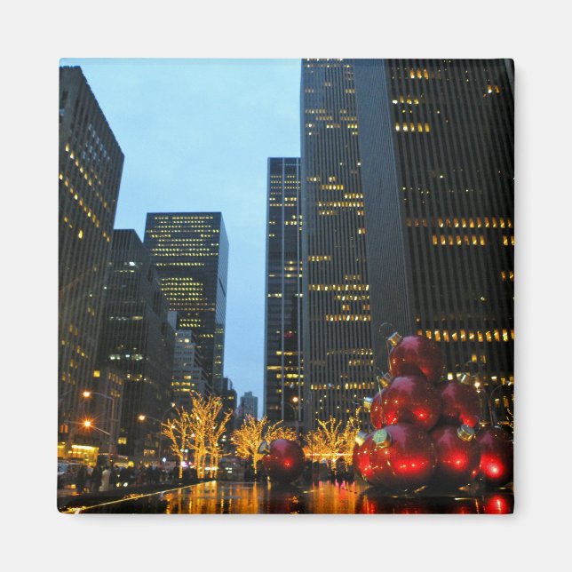 Christmas Time NYC Magnet (Front)