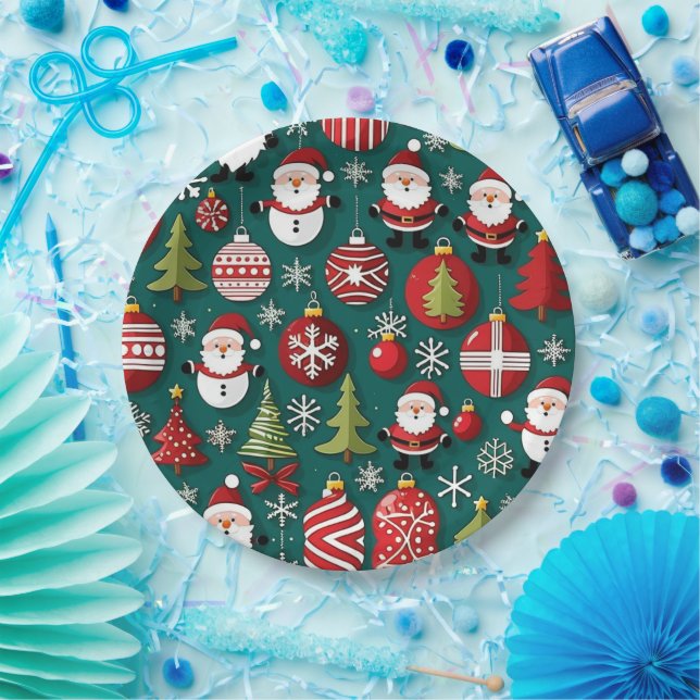 Christmas Time Paper Plates (Party)