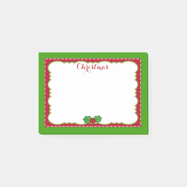 Christmas Time Post-it® Notes (Front)
