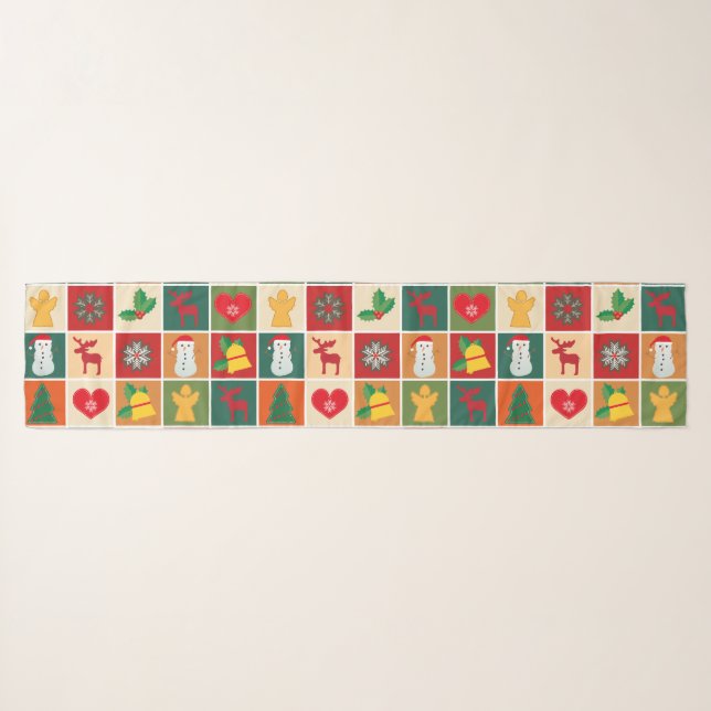 christmas time scarf (Front (Horizontal))