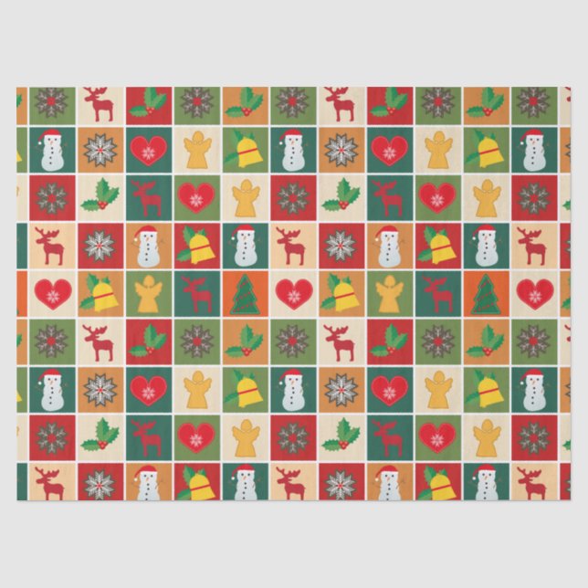 christmas time tissue paper (Front)