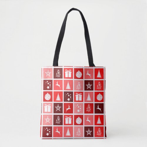 christmas time tote bag