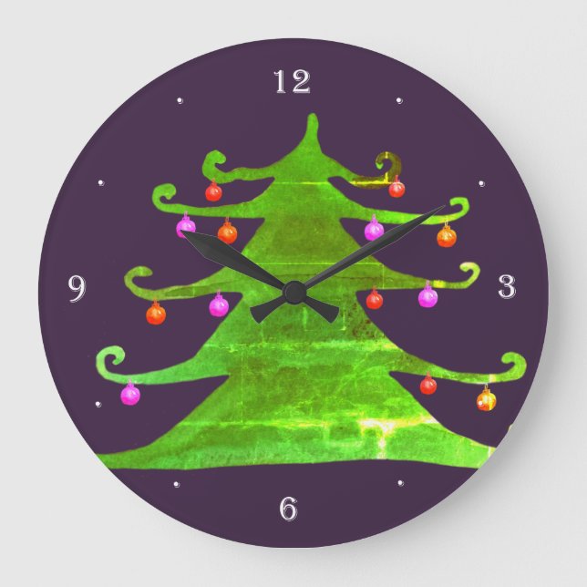 Christmas Time Wall Clock (Front)