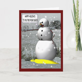 "Christmas Tinkle" Snowman Holiday Greeting Cards