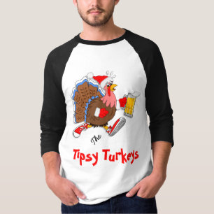 Christmas Tipsy Turkey (Beer) - Post-Run T-Shirt