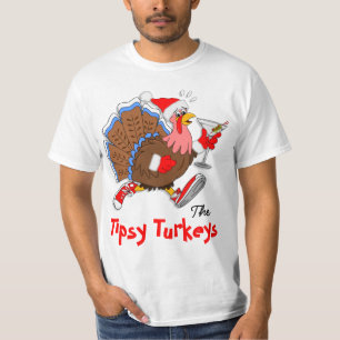 Christmas Tipsy Turkey (Martini)  T-Shirt