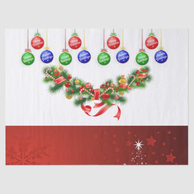 Christmas Tissue Paper (Front)